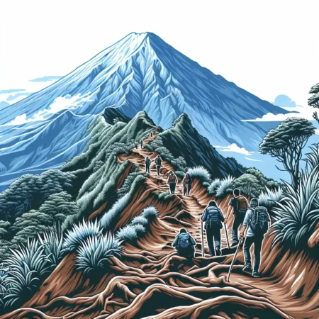 Menyusuri Jalur Pendakian Gunung Agung yang Menantang