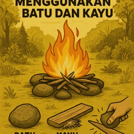 Teknik Survival: Cara Membuat Api Menggunakan Batu dan Kayu