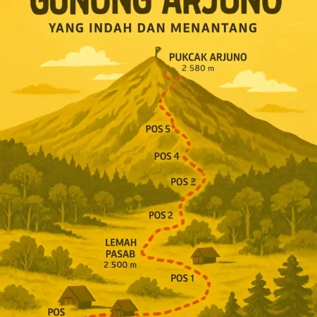 Rute Pendakian Gunung Arjuno yang Indah dan Menantang
