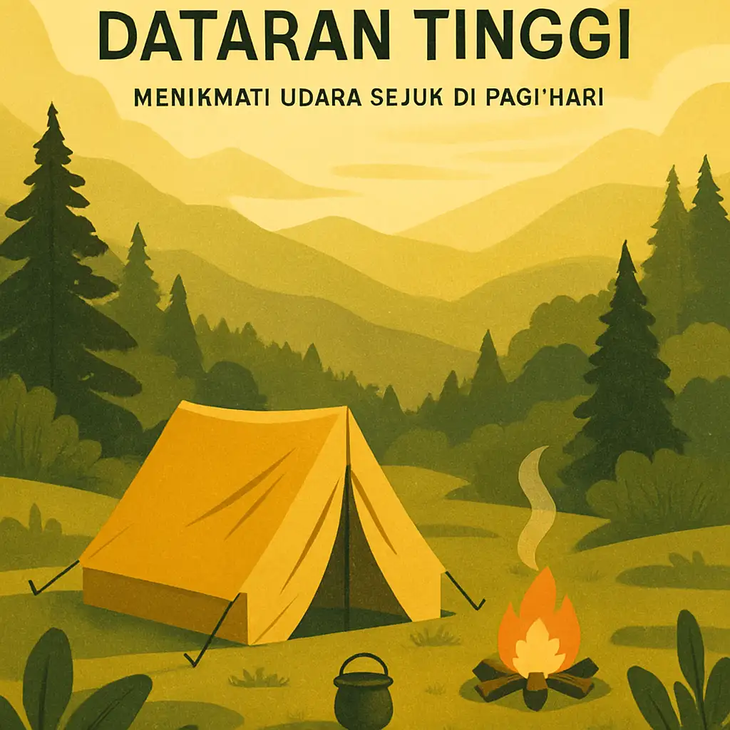 Camping di Dataran Tinggi: Menikmati Udara Sejuk di Pagi Hari